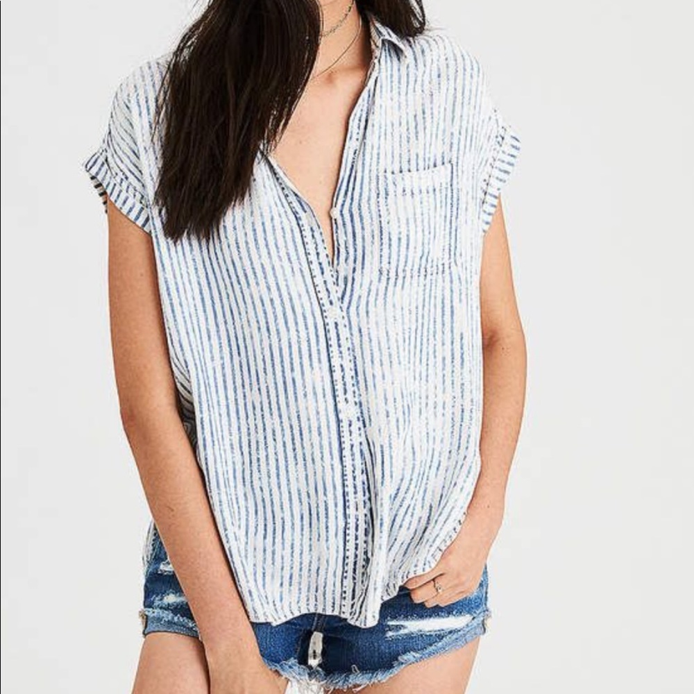 AE Button Down Short Sleeve